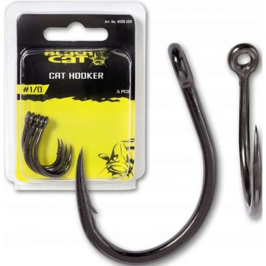HAKI BLACK CAT CAT HOOKER DG 2/0 5szt SUMOWE HAKI BLACK CAT CAT HOOKER DG 2/0 5szt SUMOWE