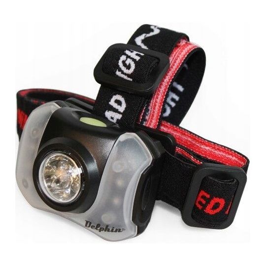 LATARKA CZOŁOWA DELPHIN LAMPKA POLAR 5+4 LED LATARKA CZOŁOWA DELPHIN LAMPKA POLAR 5+4 LED