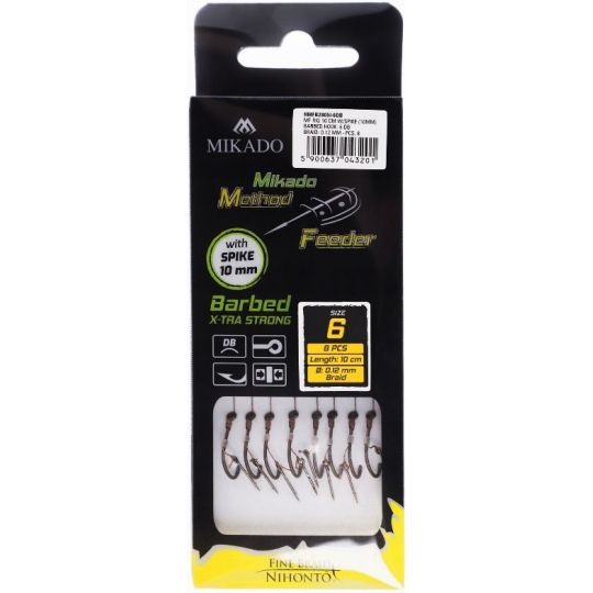 HACZYKI MIKADO METHOD FEEDER PLECIONKA Z IGŁĄ 6 HACZYKI MIKADO METHOD FEEDER PLECIONKA Z IGŁĄ 6