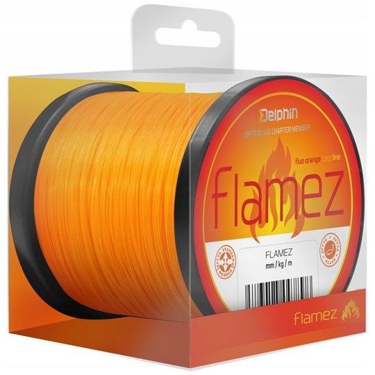 ŻYŁKA DELPHIN KARPIOWA FLAMEZ 0,28mm 600m ŻYŁKA DELPHIN KARPIOWA FLAMEZ 0,28mm 600m