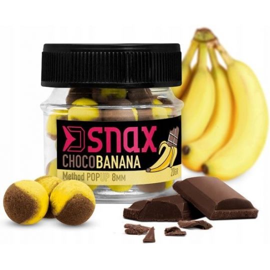 KULKI DELPHIN PRZYNĘTA SNAX POP 8mm BANAN CZEKOLAD