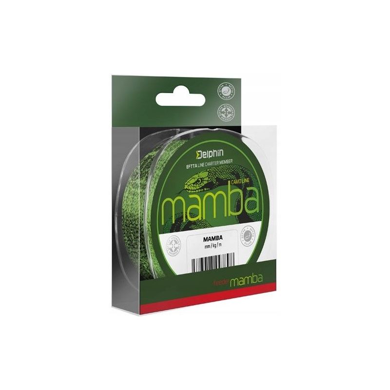 ŻYŁKA DELPHIN MAMBA FEEDER 0,18mm 200m ŻYŁKA DELPHIN MAMBA FEEDER 0,18mm 200m