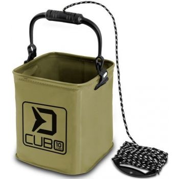 WIADRO DELPHIN SKŁADANE CUBO 10L +7m