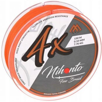 PLECIONKA NIHONTO FINE BRAID ORANGE 0,25mm 150m