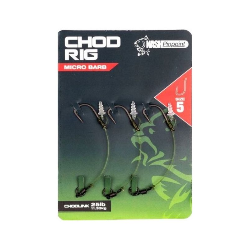 PRZYPON NASH CHOD RIG MICRO BARBED 6 MB PRZYPON NASH CHOD RIG MICRO BARBED 6 MB