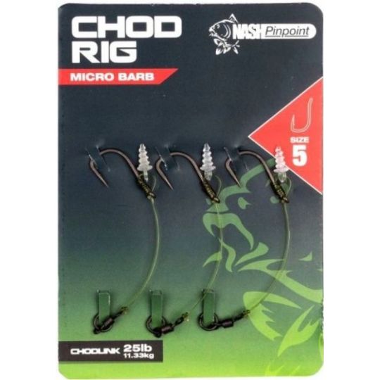 PRZYPON NASH CHOD RIG MICRO BARBED 6 MB PRZYPON NASH CHOD RIG MICRO BARBED 6 MB