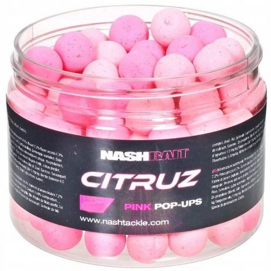 KULKI NASH CITRUZ PINK POP UP + DIP 12mm 75g KULKI NASH CITRUZ PINK POP UP + DIP 12mm 75g