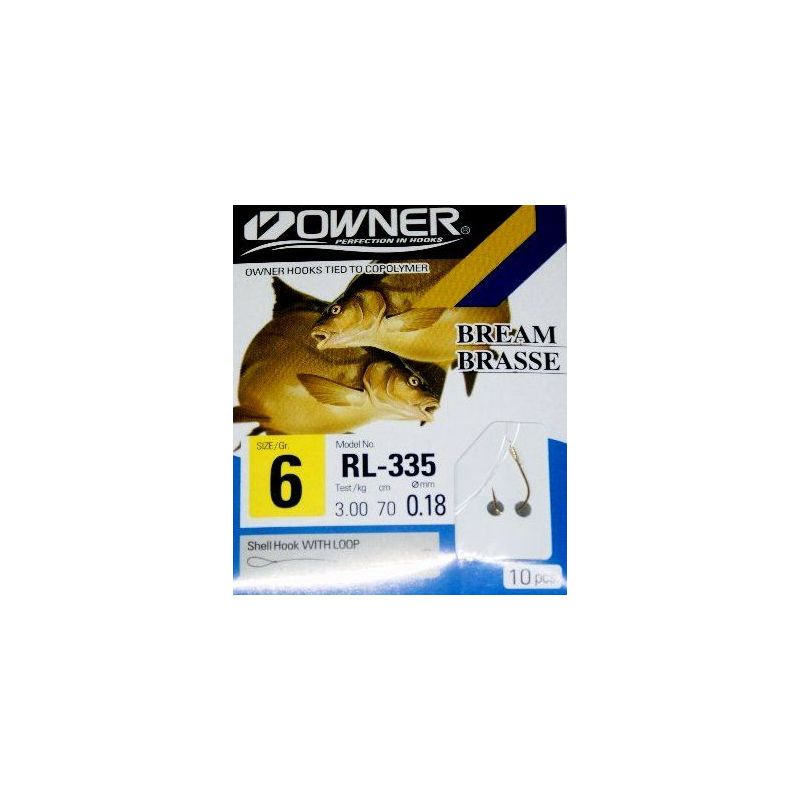 HACZYKI Z PRZYPONEM OWNER RL335 CHINTA 4 0.22mm HACZYKI Z PRZYPONEM OWNER RL335 CHINTA 4 0.22mm