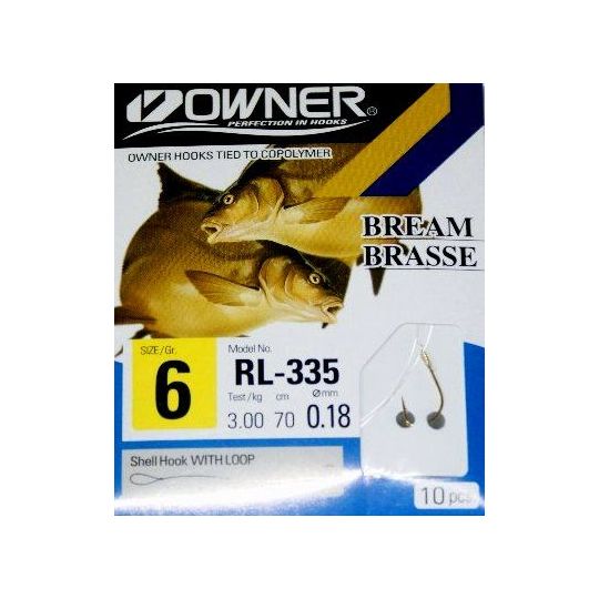 HACZYKI Z PRZYPONEM OWNER RL335 CHINTA 4 0.22mm HACZYKI Z PRZYPONEM OWNER RL335 CHINTA 4 0.22mm