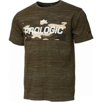 KOSZULKA T-SHIRT PROLOGIC PRINT OLIVE GREEN ROZ. L