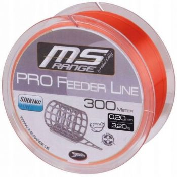 ŻYŁKA MS RANGE PRO FEEDER 300m 0,25mm ORANGE