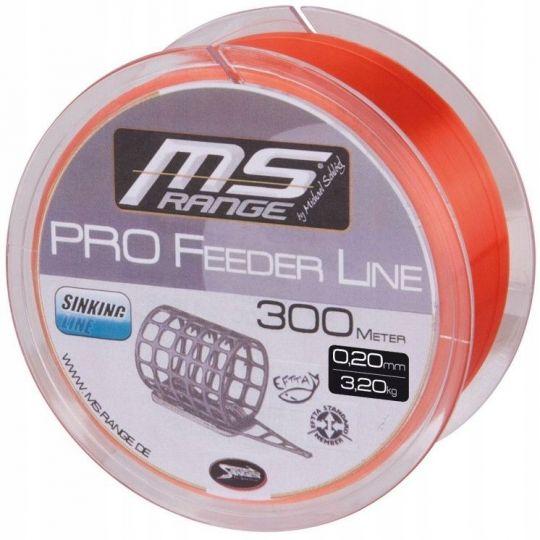 ŻYŁKA MS RANGE PRO FEEDER 300m 0,25mm ORANGE ŻYŁKA MS RANGE PRO FEEDER 300m 0,25mm ORANGE