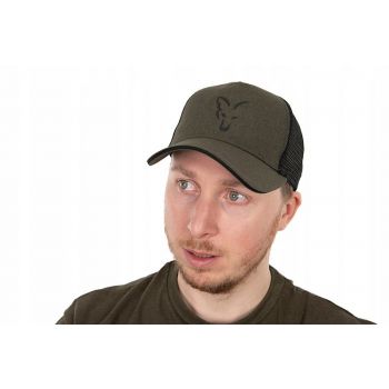 CZAPKA FOX Z DASZKIEM COLLECTION TRUCKER GREEN BLA
