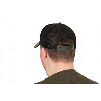 CZAPKA FOX Z DASZKIEM COLLECTION TRUCKER GREEN BLA