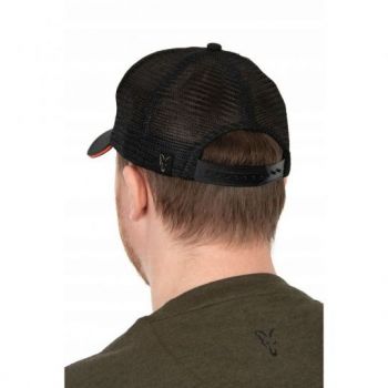 CZAPKA FOX Z DASZKIEM COLLECTION TRUCKER BLACK ORA