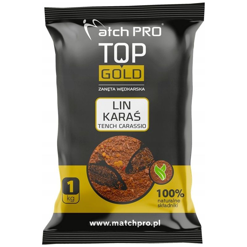 ZANĘTA MATCH PRO TOP GOLD LIN KARAŚ 1kg ZANĘTA MATCH PRO TOP GOLD LIN KARAŚ 1kg