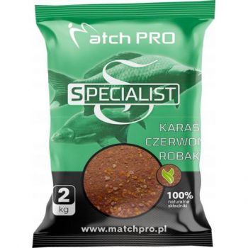 ZANĘTA MATCH PRO SPECIALIST KARAŚ CZERWONY ROBAK
