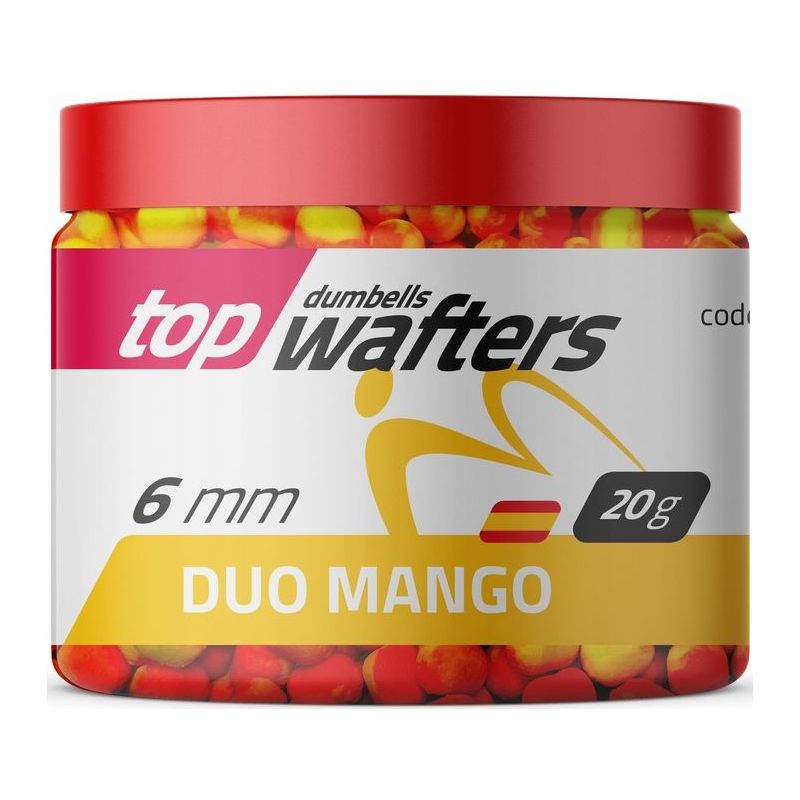DUMBELLS MATCH PRO TOP WAFTERS 6mm DUO MANGO 20g DUMBELLS MATCH PRO TOP WAFTERS 6mm DUO MANGO 20g