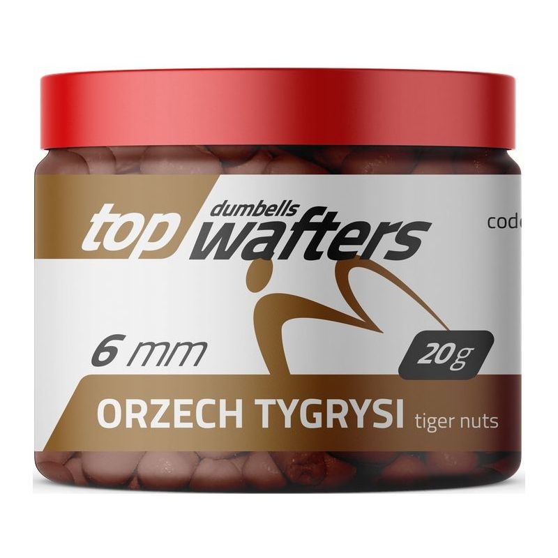 DUMBELLS MATCH PRO TOP WAFTERS TIGER NUT 20g 6mm DUMBELLS MATCH PRO TOP WAFTERS TIGER NUT 20g 6mm
