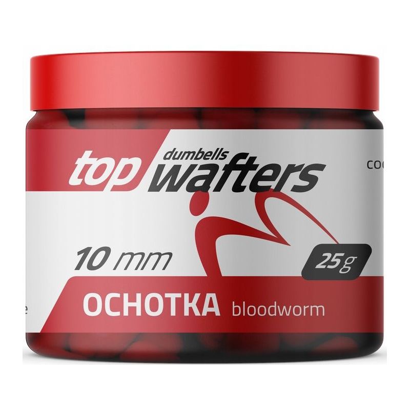 DUMBELLS MATCH PRO TOP WAFTERS BLOODWORM 10mm 25g DUMBELLS MATCH PRO TOP WAFTERS BLOODWORM 10mm 25g