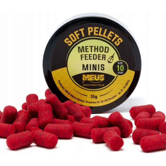 PELLET MEUS SOFT 10mm 35g MINIS OGNISTA RÓŻA PELLET MEUS SOFT 10mm 35g MINIS OGNISTA RÓŻA