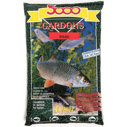 ZANĘTA SENSAS 3000 GARDONS ROUGE 1kg ZANĘTA SENSAS 3000 GARDONS ROUGE 1kg
