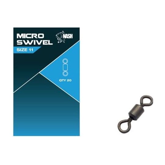 KRĘTLIK NASH MICRO SWIVEL 11 20szt KRĘTLIK NASH MICRO SWIVEL 11 20szt