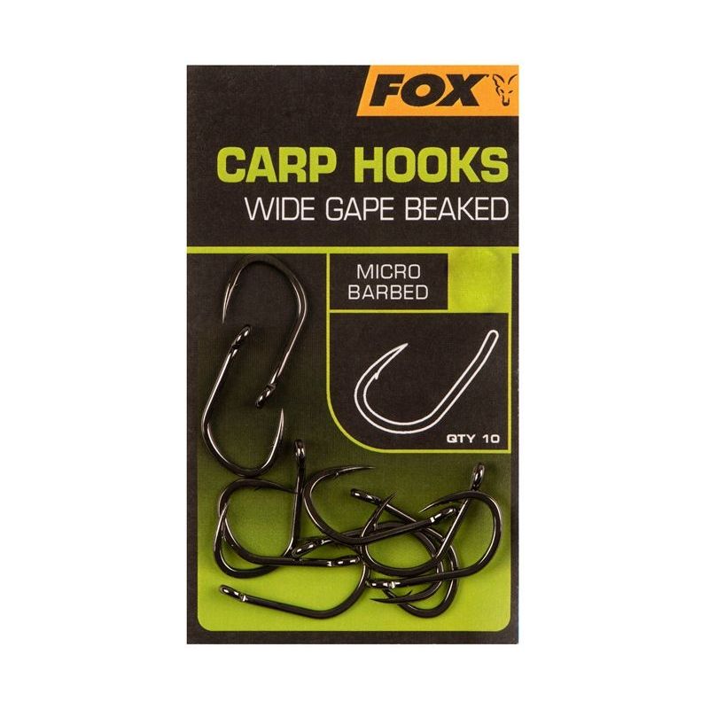 HACZYKI FOX CARP HOOKS WIDE GAP ROZMIAR 6 HACZYKI FOX CARP HOOKS WIDE GAP ROZMIAR 6