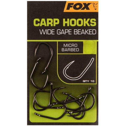 HACZYKI FOX CARP HOOKS WIDE GAP ROZMIAR 6 HACZYKI FOX CARP HOOKS WIDE GAP ROZMIAR 6