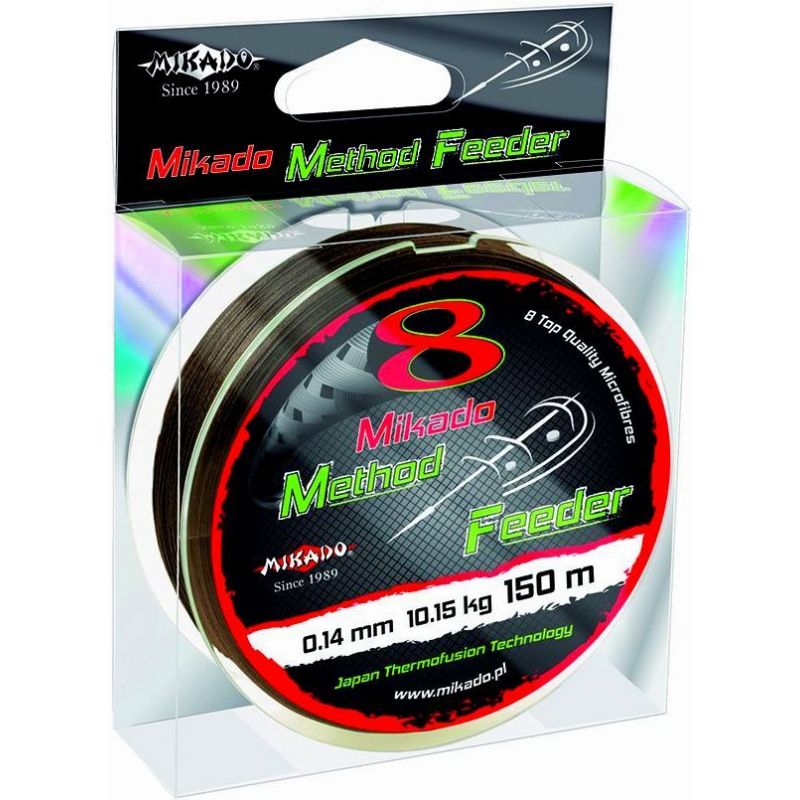 PLECIONKA MIKADO OCTA METHOD FEEDER 150m 0,10mm 8x PLECIONKA MIKADO OCTA METHOD FEEDER 150m 0,10mm 8x