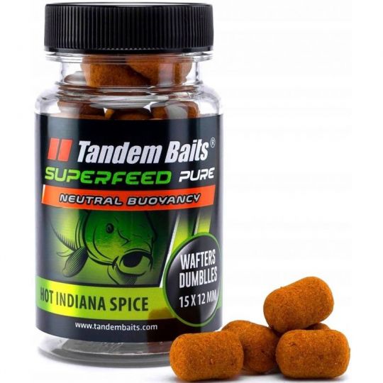 DUMBELLS TANDEM BAITS WAFTERS 15/12mm HOT INDIANA DUMBELLS TANDEM BAITS WAFTERS 15/12mm HOT INDIANA