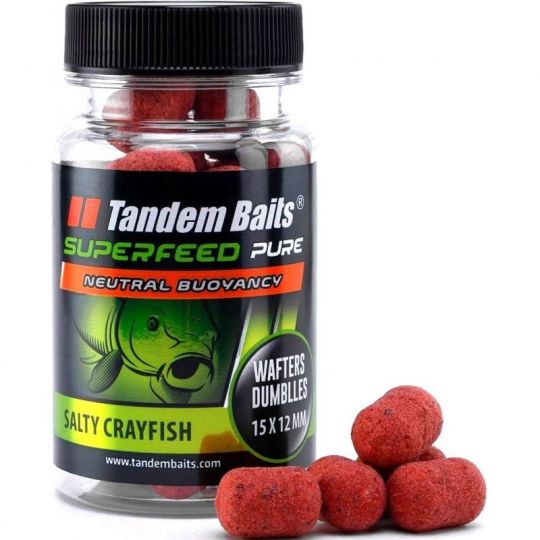 DUMBELLS TANDEM BAITS WAFTERS 15/12mm SŁONY RAK DUMBELLS TANDEM BAITS WAFTERS 15/12mm SŁONY RAK