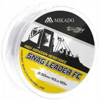 PRZYPON STRZAŁOWY MIKADO SNAG LEADER FC 0,50mm 80m