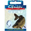 HACZYKI WIĄZANE GAMAKATSU CARP PRZYPON 0,25mm 4