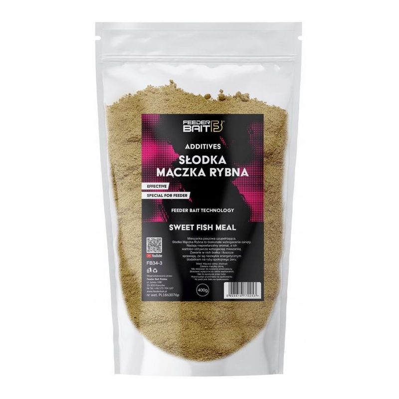 DODATEK FEEDER BAIT SŁODKA MĄCZKA RYBNA 400g DODATEK FEEDER BAIT SŁODKA MĄCZKA RYBNA 400g